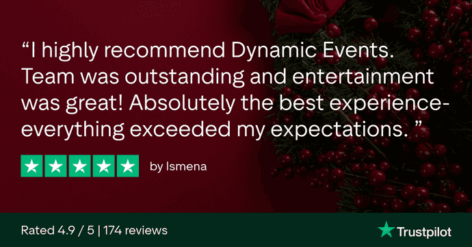 Trust Pilot five star review about dynamic events team building